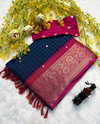Wow Dola Chex Saree With Pallu Abhali Work Saree Exporters In India